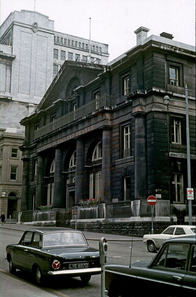 The Bank of England branch office building on King Street.