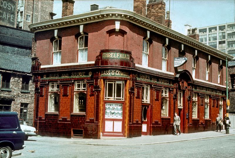 The Lass O' Gowrie pub on Charles Street.