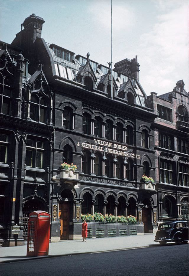 Victorian office buildings on King Street.