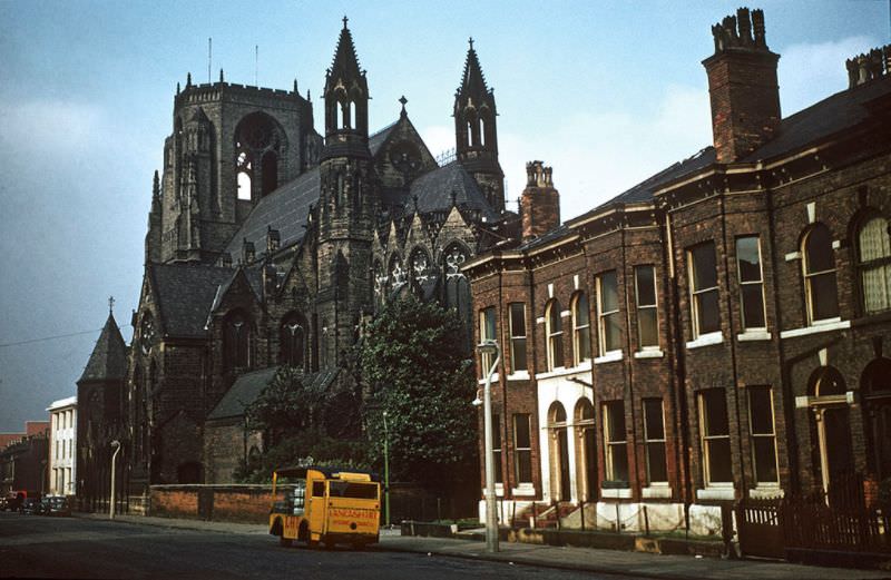 Ackers Street and the Holy Name.