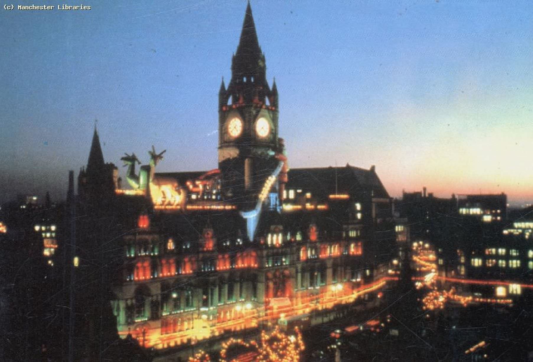 Manchester Town Hall at Christmas