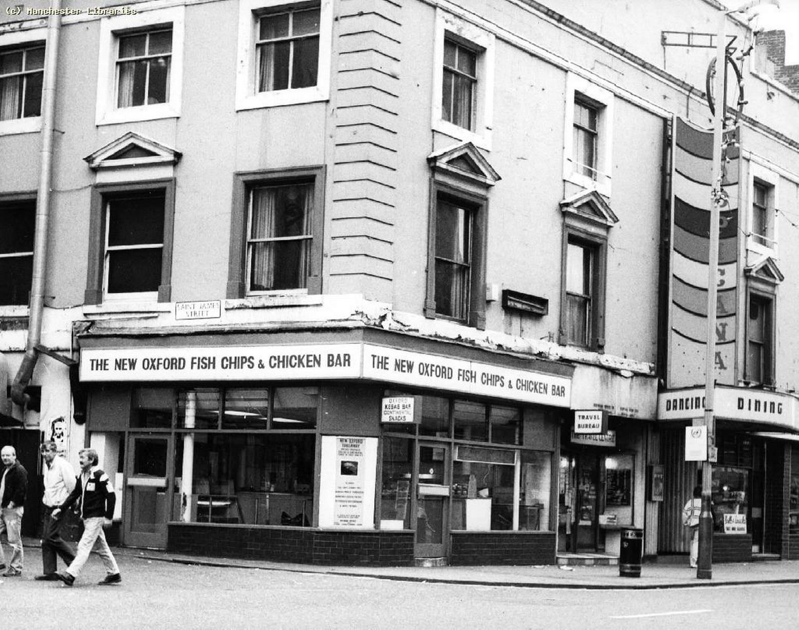 Oxford Street, corner of St James Street