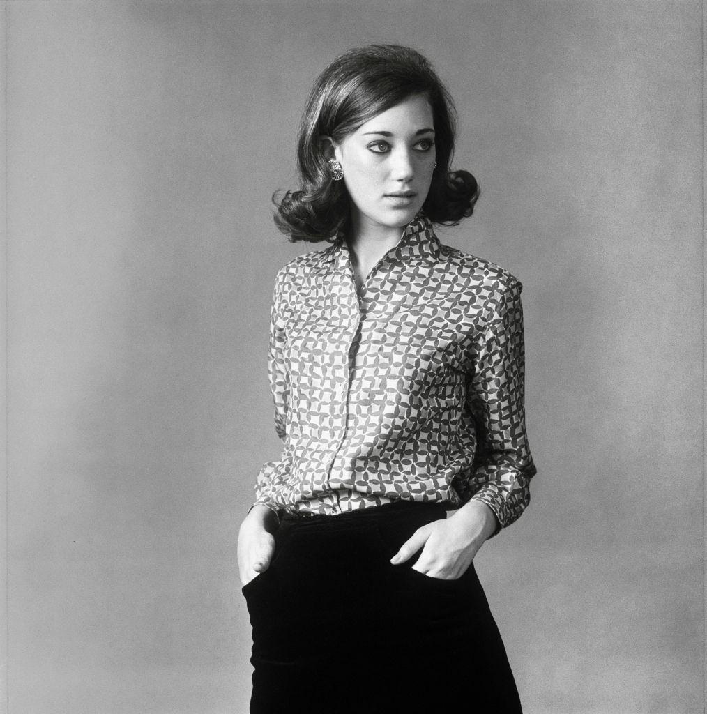 Marisa Berenson photographed in the Studio, 1964.