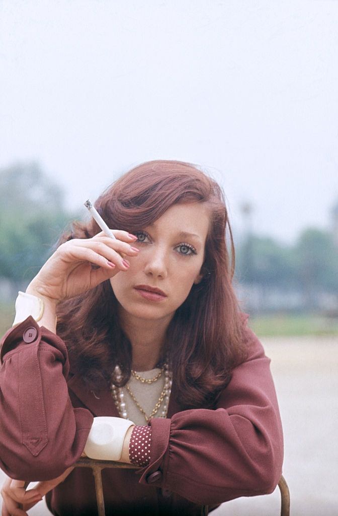 Marisa Berenson in Paris, 1972.