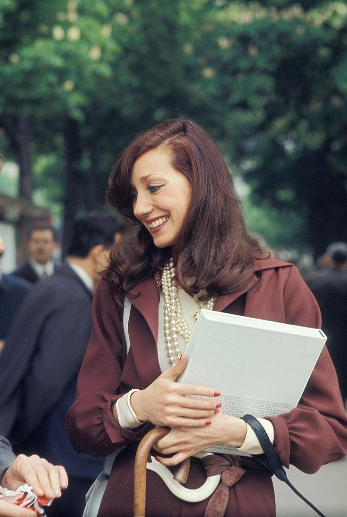 Marisa Berenson in Paris, 1972.