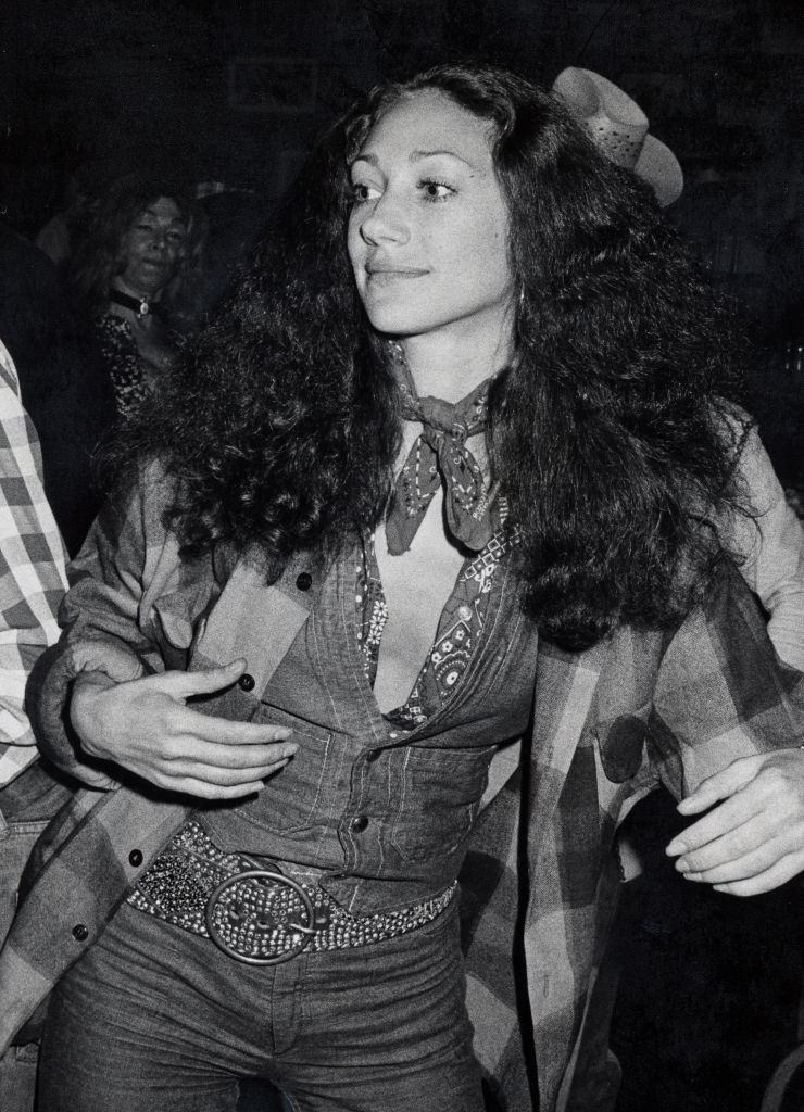 Marisa Berenson at 23rd Birthday Party, 1975.