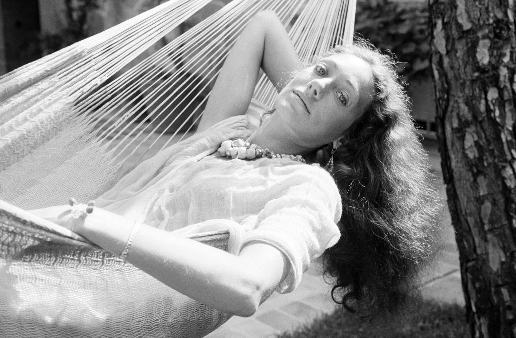 Marisa Berenson on the French Riviera in September 1975