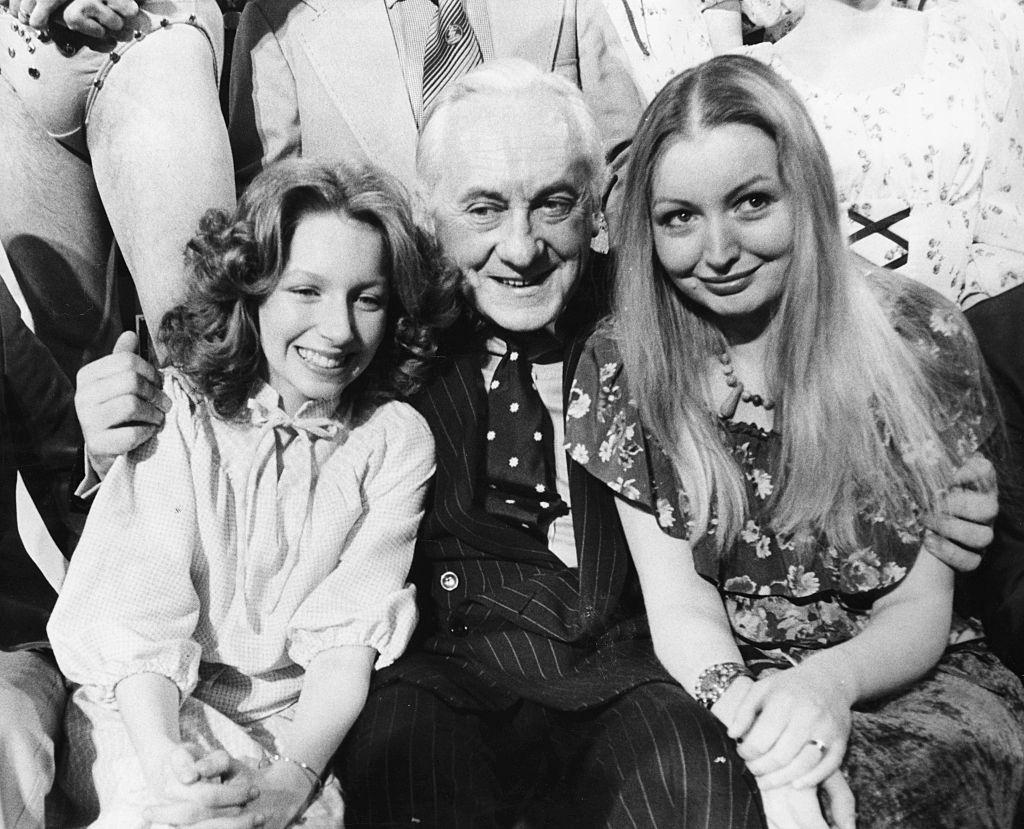 Mary Hopkin with Hughie Green and Lena Zavaroni, 1978.