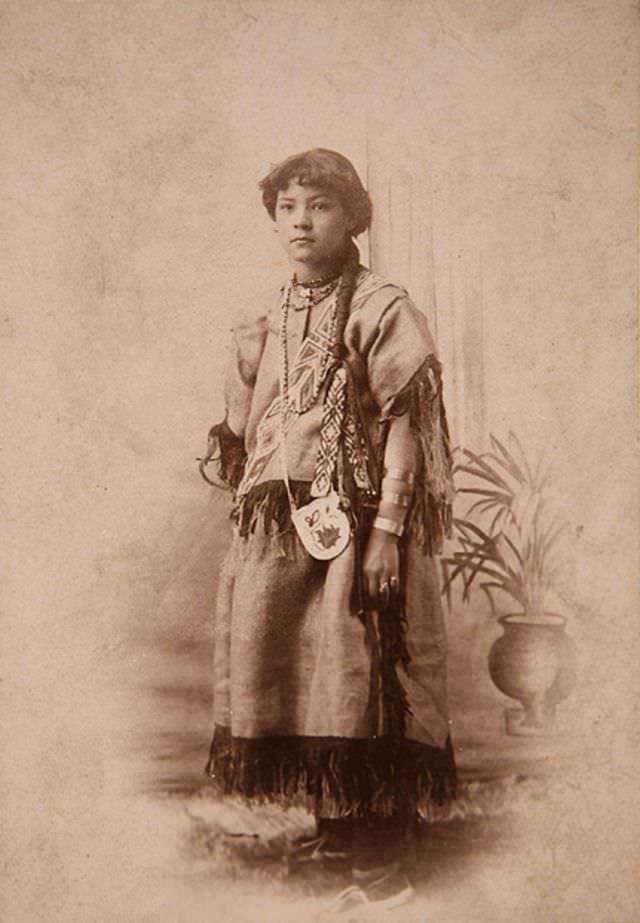 Pawnee woman, Genoa, Nebraska