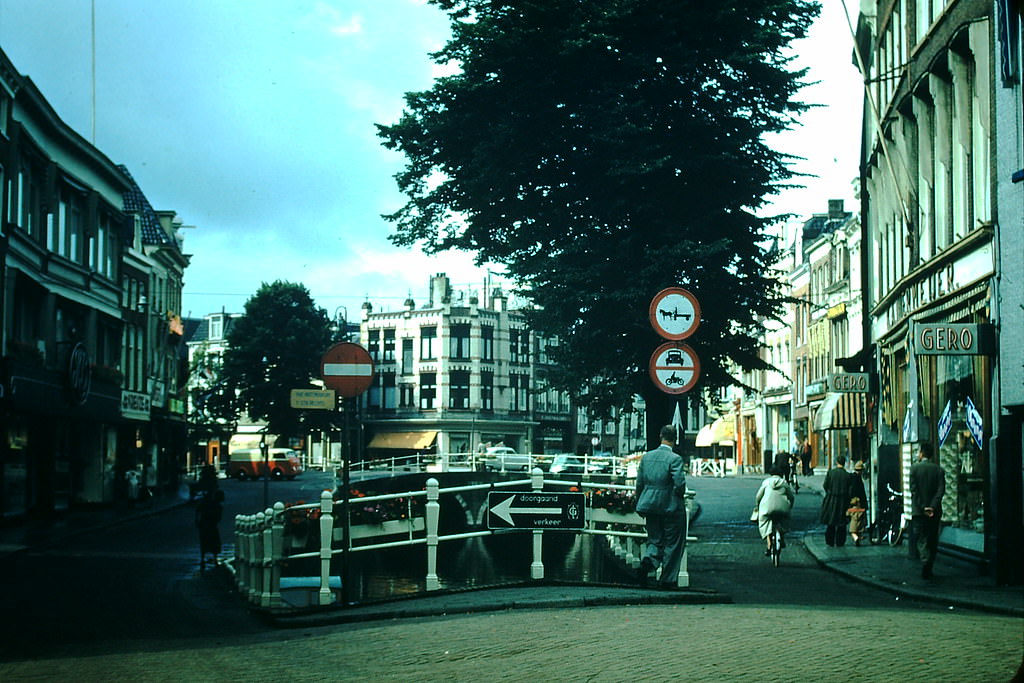 Street Scene Leeuwarden, Netherlands, 1954