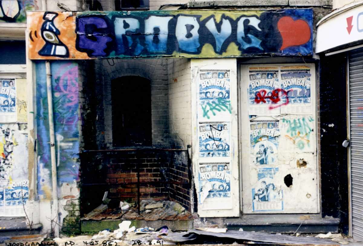 Graffiti, Woodgrange Road, Forest Gate, Newham, 1991