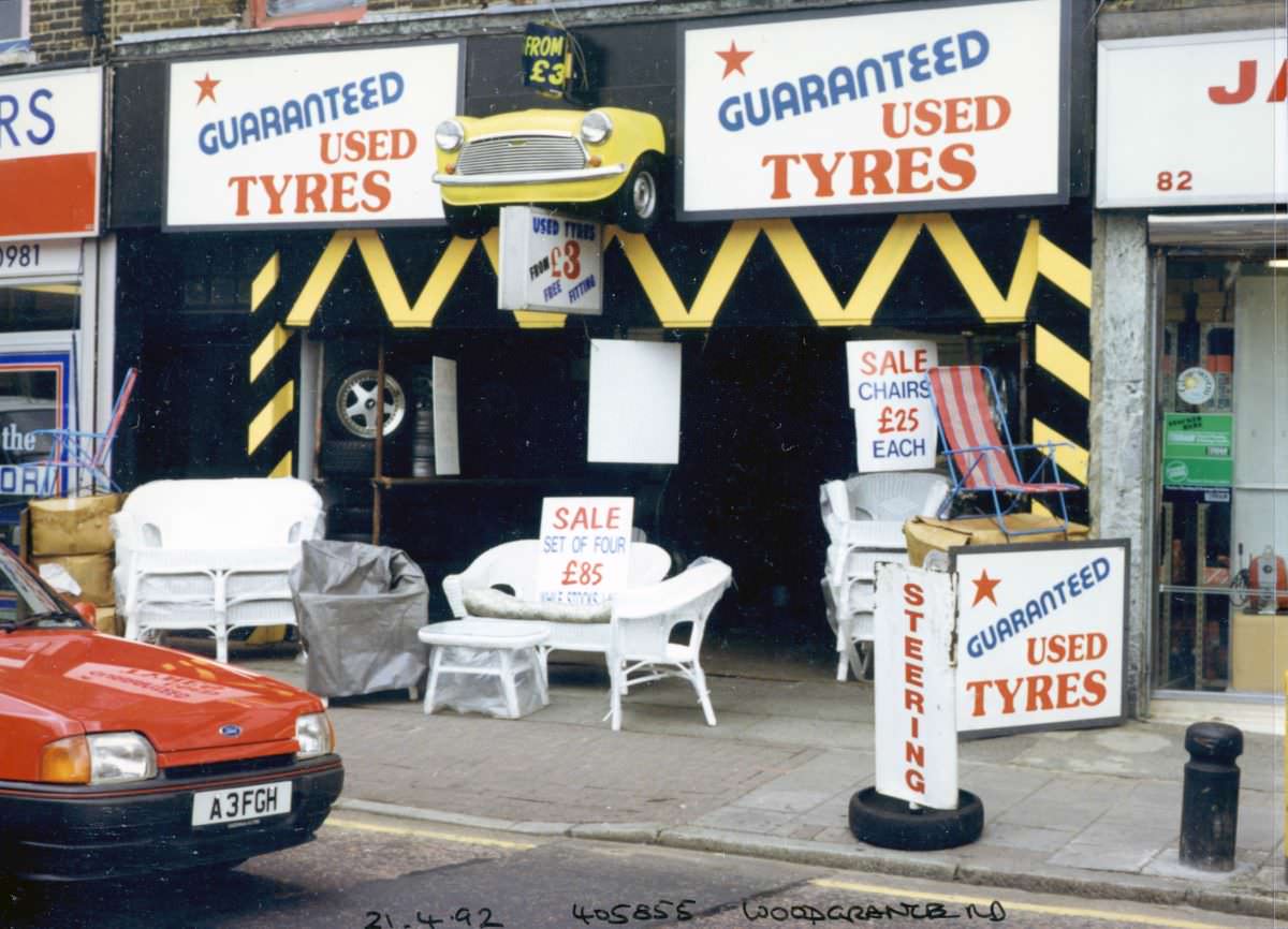 Shop, Woodgrange Road, Forest Gate, Newham, 1991