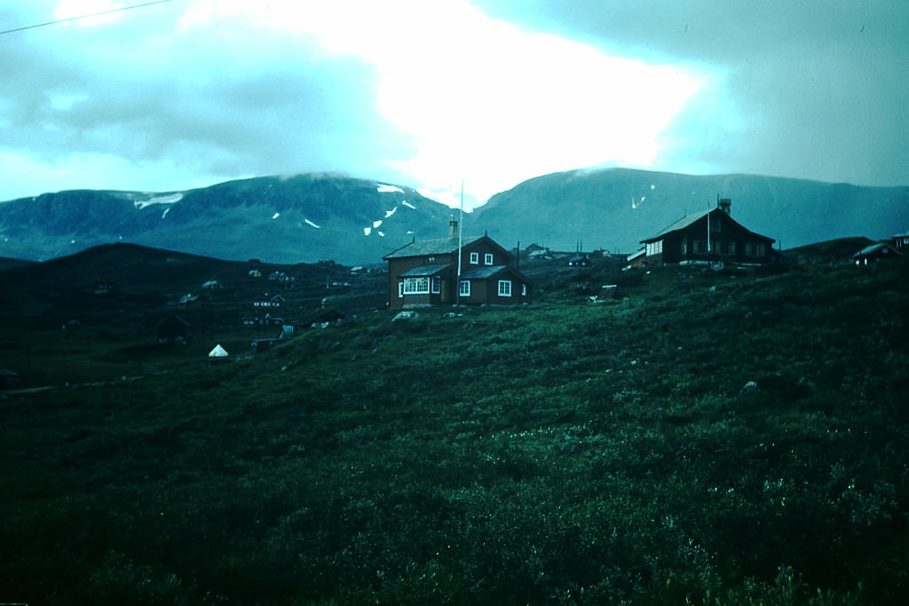 Ustaset Resort- Noted for Skiing, Norway, 1954