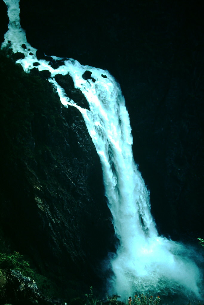 Voringfoss Falls, Norway, 1954