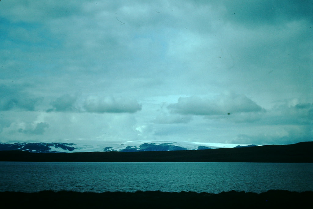 Glacier above Dyranut, Norway, 1954