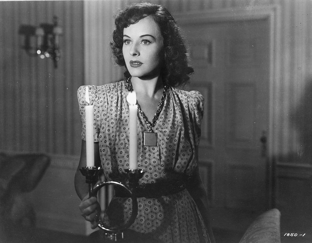 Paulette Goddard in the comedy-horror 'The Ghost Breakers', 1940.