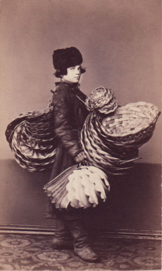 Fancy-basket seller.