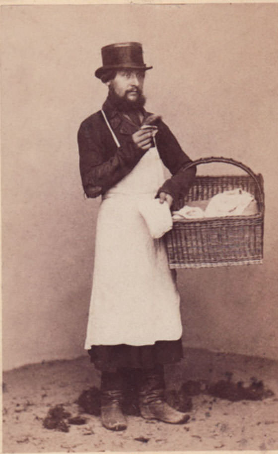 Seller of Moscow bread.