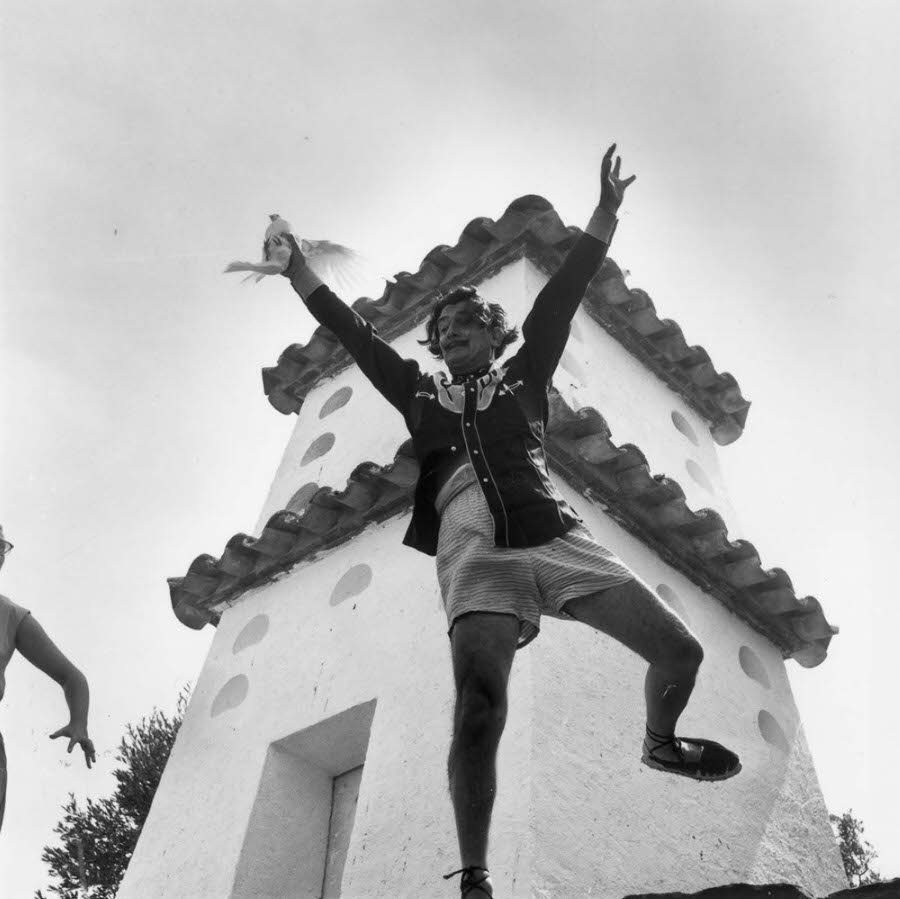 One day with Salvador Dalí: Surreal Photo Shoot of the Spanish Artist in his Seaside Villa, 1955