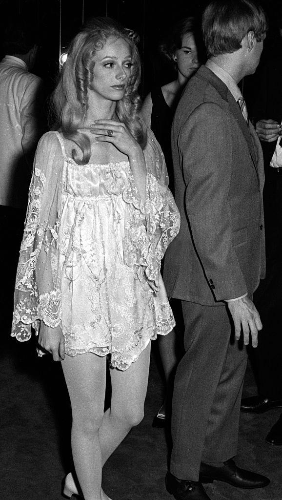 Sondra Locke and her husband, sculptor Gordon Anderson at the premiere of "The Heart Is A Lonely Hunter" on July 31st 1968 in New York City.