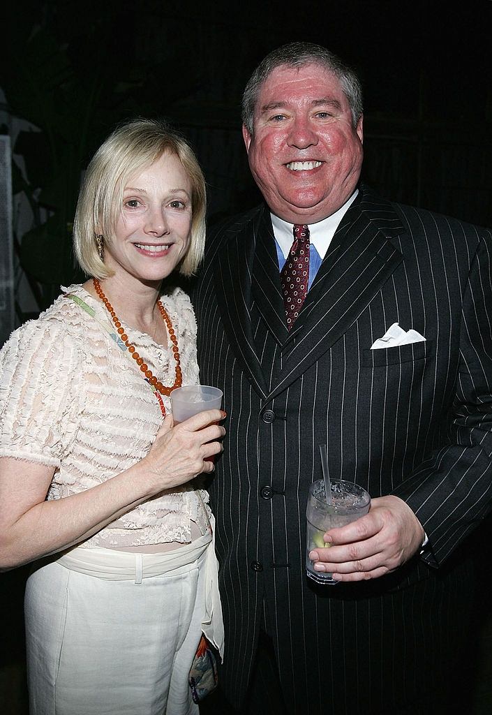 Sondra Locke with producer Robert W. McLean at the after party for the premiere of "Our Very Own".