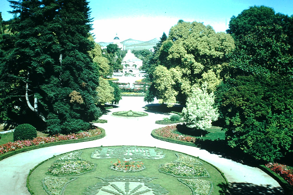 Palace Gardens- Aranjuez. Madrid, Spain, 1954