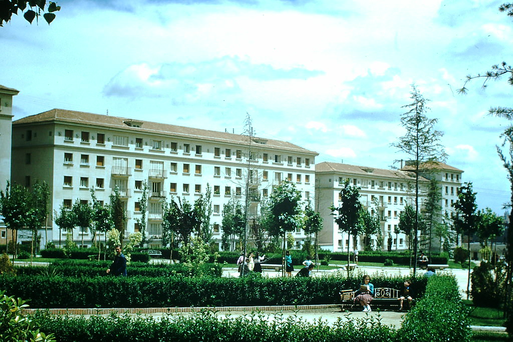 Apartments for Govt Employees. Madrid, Spain, 1954