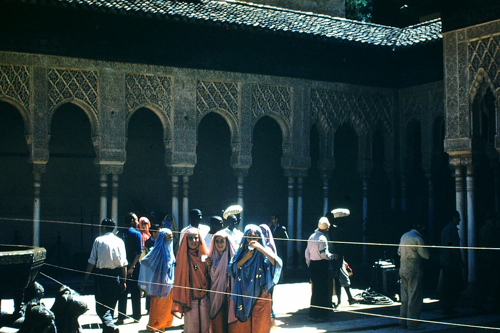 Gypsy Girls in Alhambra- Granada, Spain, 1954