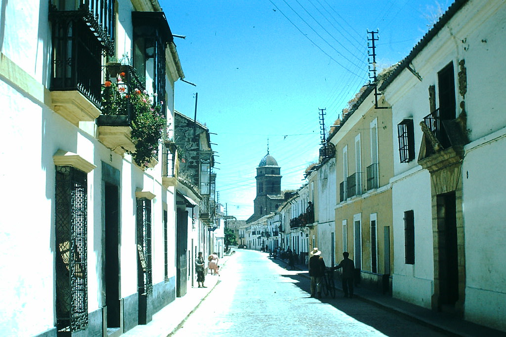 Typical Street Nr Bailen, Spain, 1954