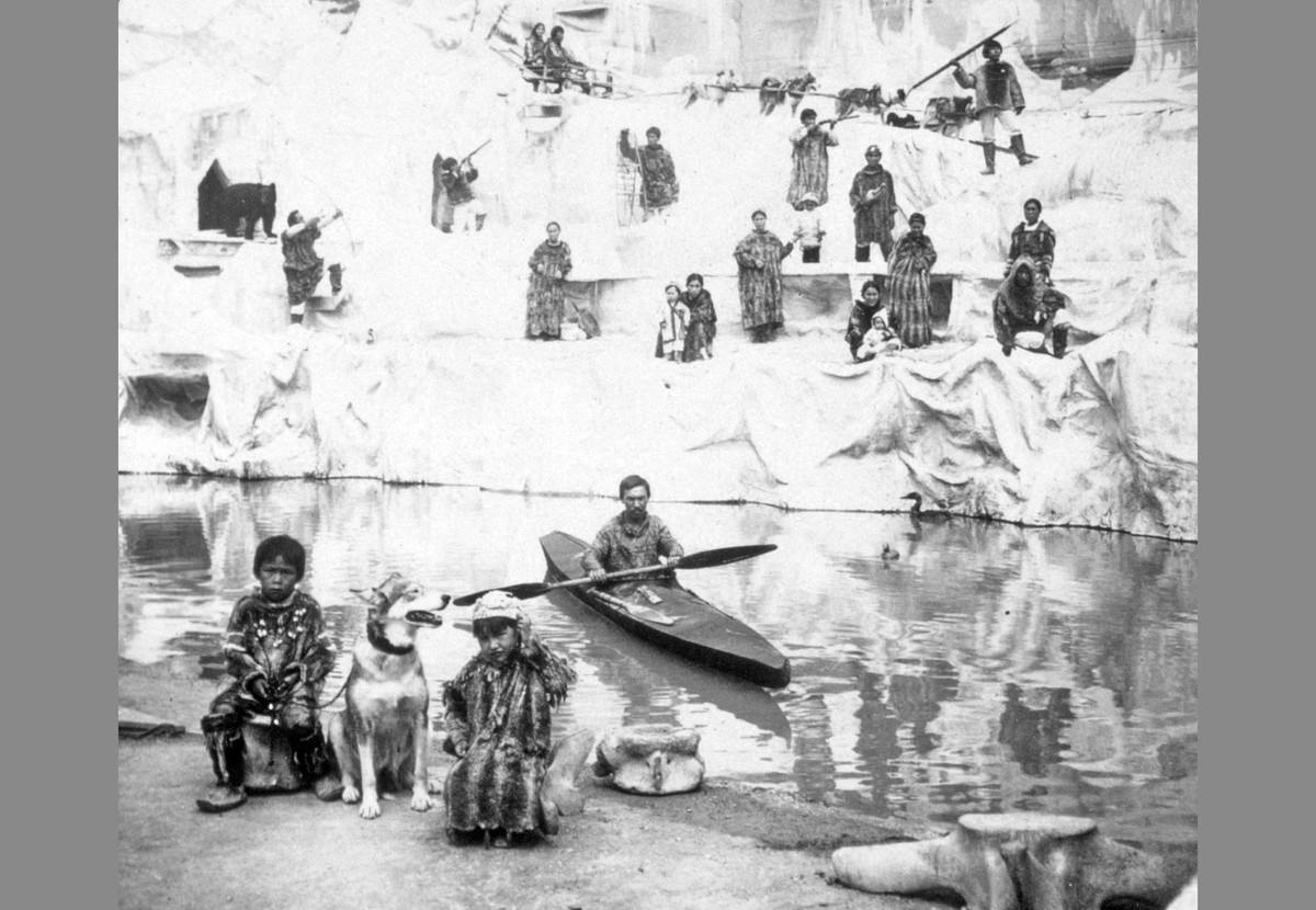 Among the inhabitants of the Arctic Region at the World's Fair, St. Louis, Mo.