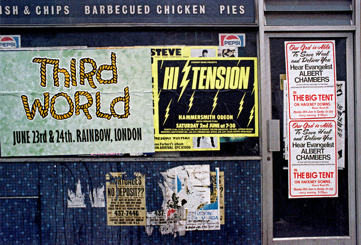 Derelict shop on Stoke Newington High Street 1979