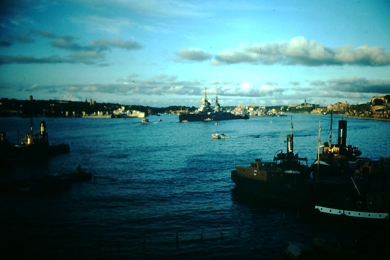 Russian Baltic Fleet, Sweden, 1954