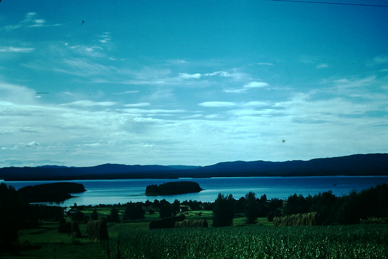 Siljan Lake, Sweden, 1954