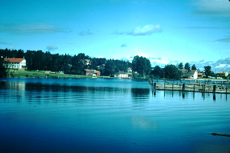 Sunne on Lake Fryken, Sweden, 1954