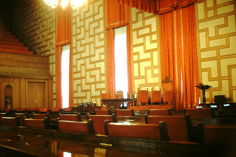 Council Room, Stadhuset, Stockholm, Sweden, 1954