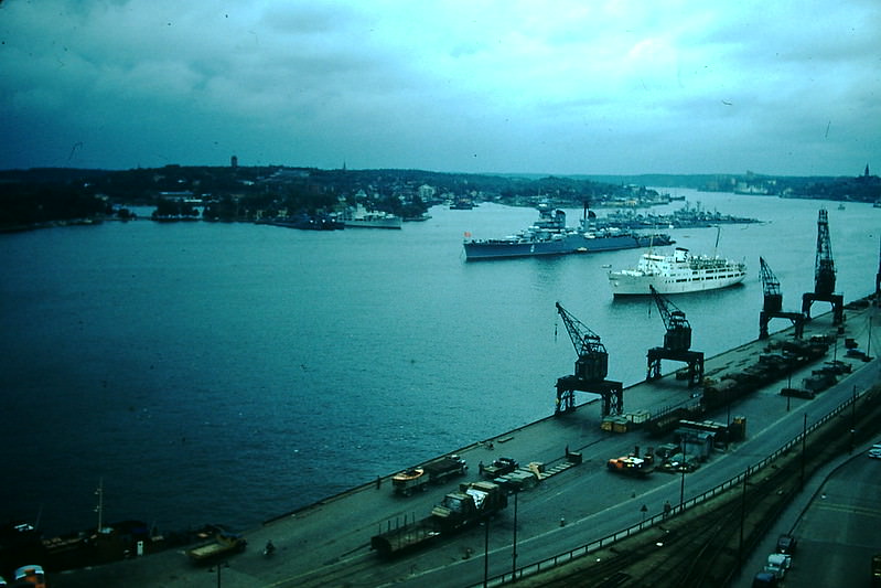 Russian Baltic Fleet, Stockholm, Sweden, 1954