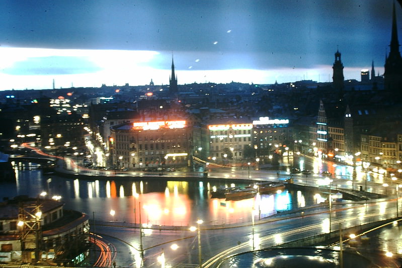 Stockholm, From Katrine-Lift, Sweden, 1954