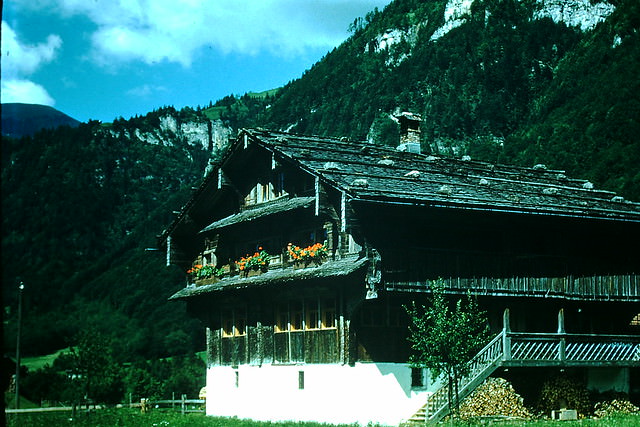 Farmhouse Near Engelberg, Switzerland, 1954