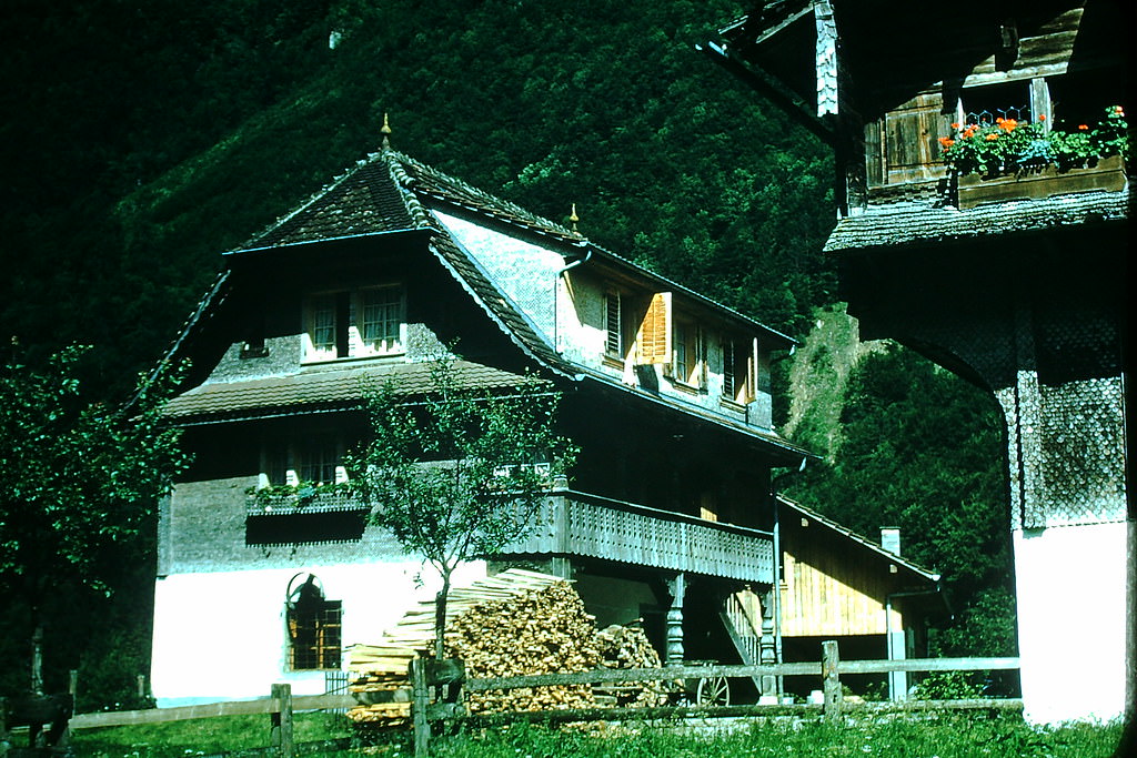 Farmhouse Near Engelberg, Switzerland, 1954