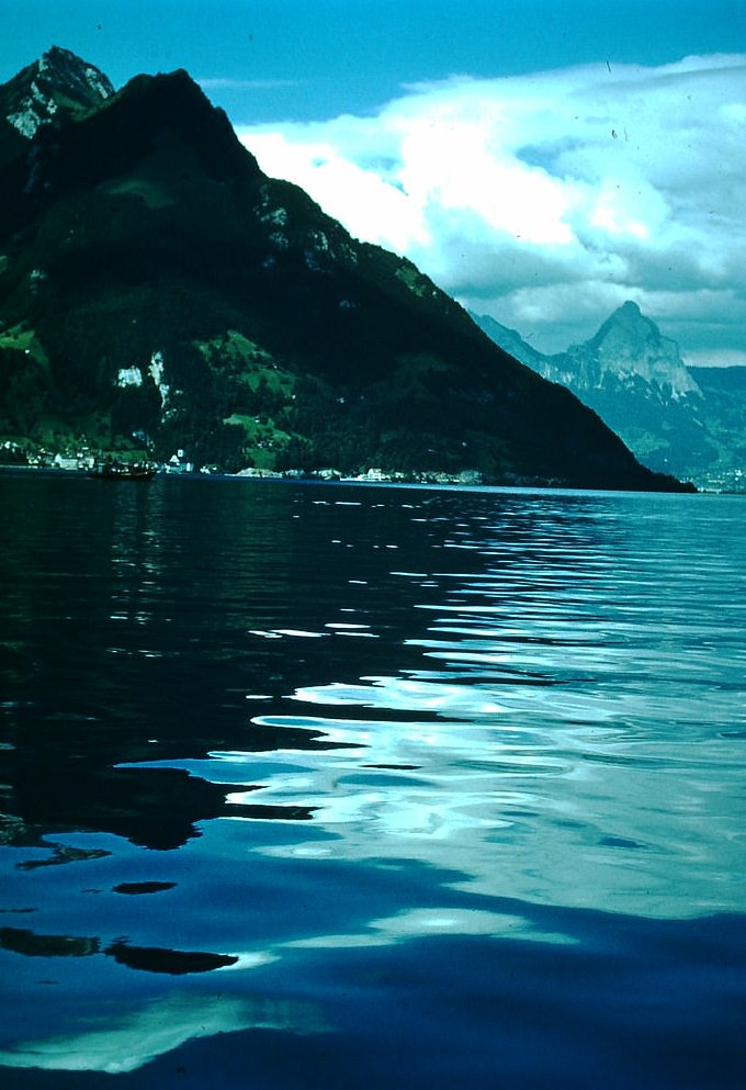 Lake Lucerne, Gersau, Switzerland, 1954