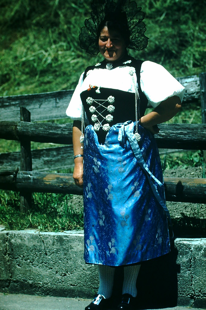 Costume of Interlaken, Switzerland, 1954