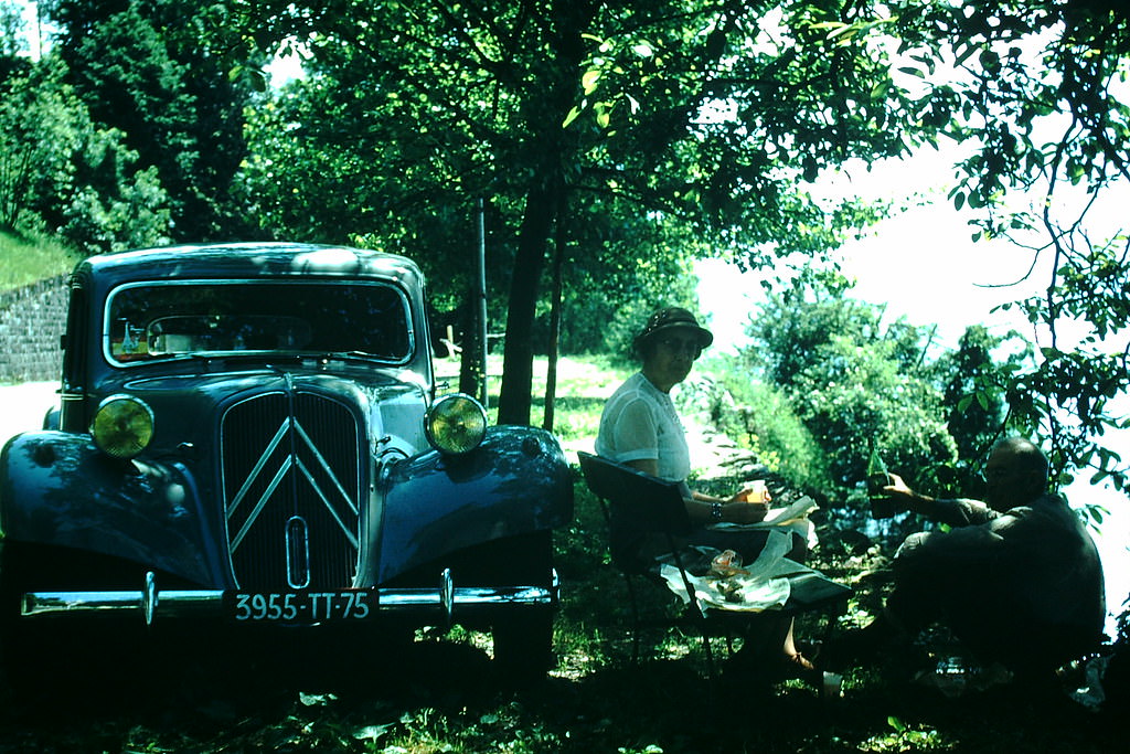 Picnic on Zugersee, Switzerland, 1954