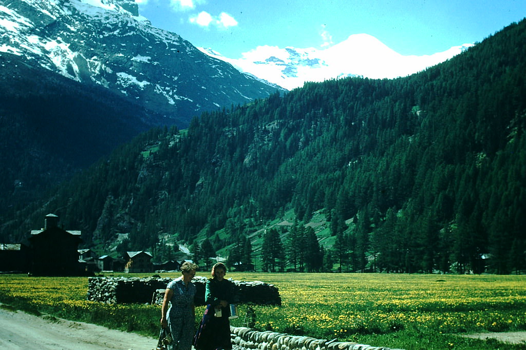 Saas Grund Near Saas Fee, Switzerland, 1954