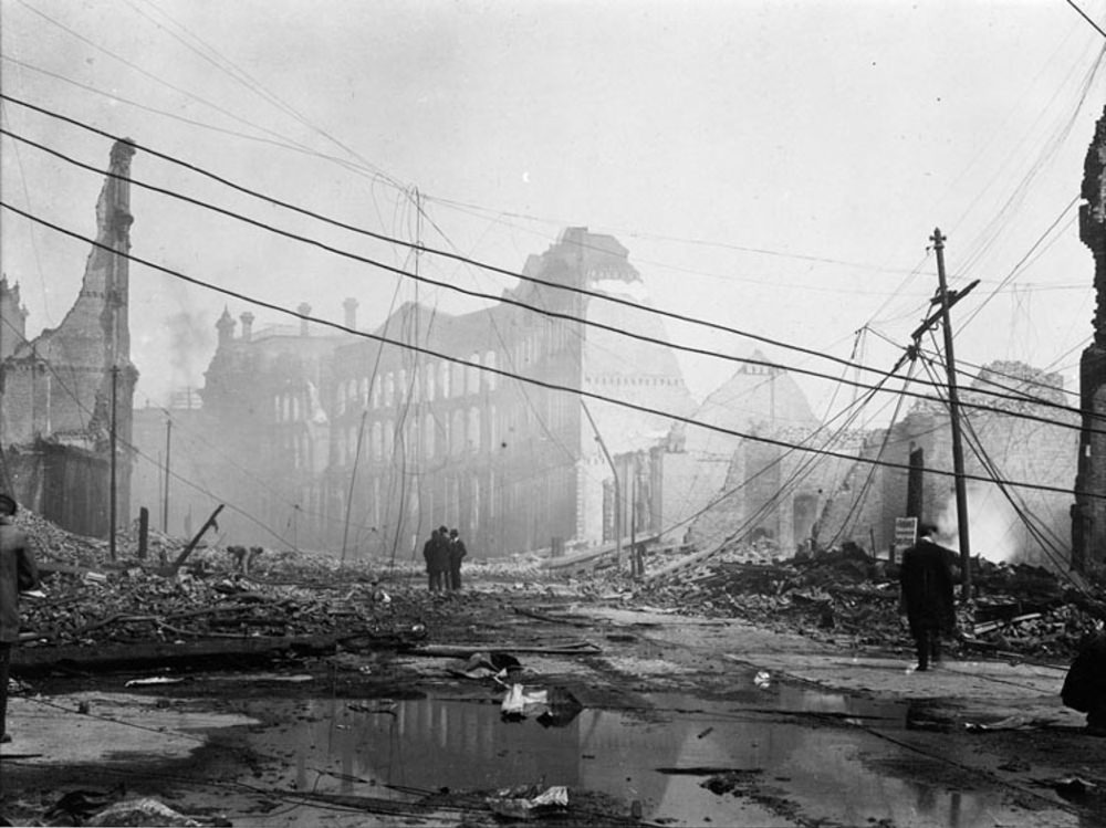 Fire aftermath, 1904