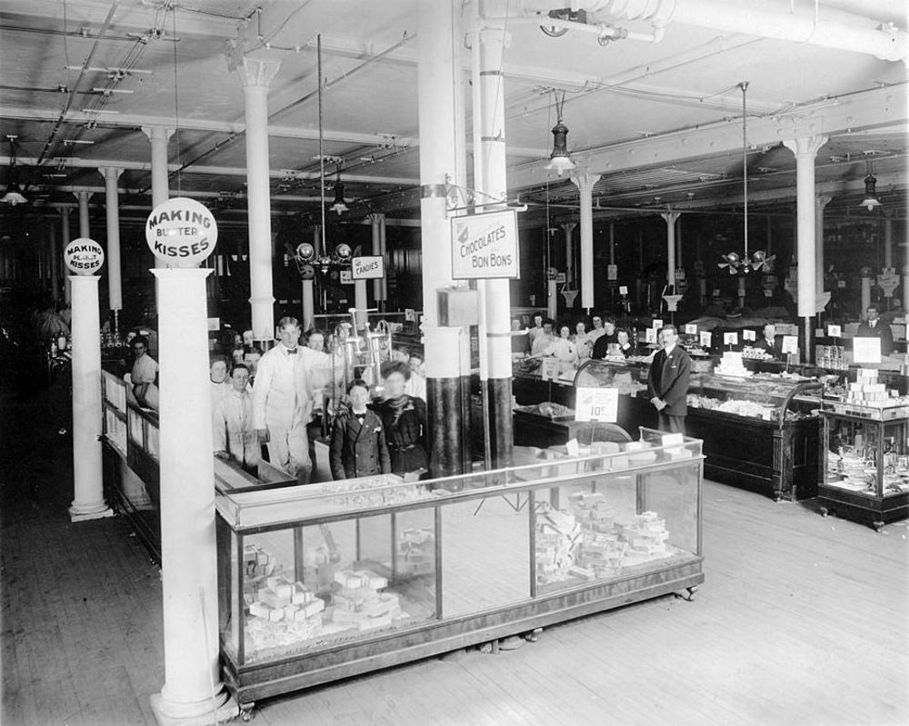 Candy department Eaton’s, 1904