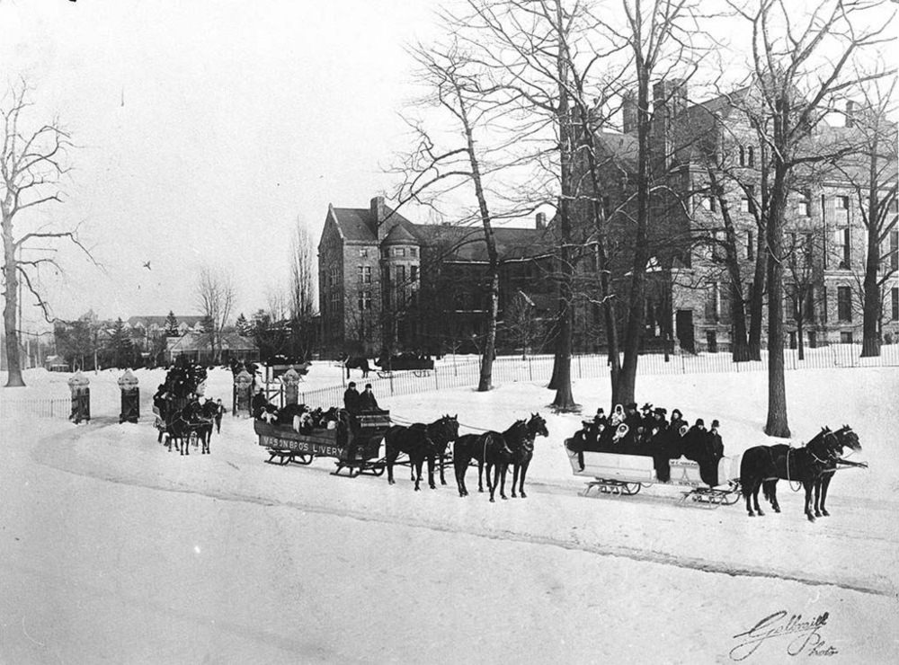 Sleighing at Queen’s Park, 1906