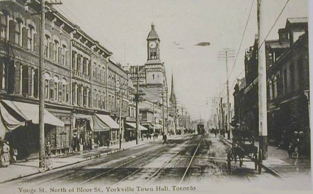 Yonge north of Bloor, 1907