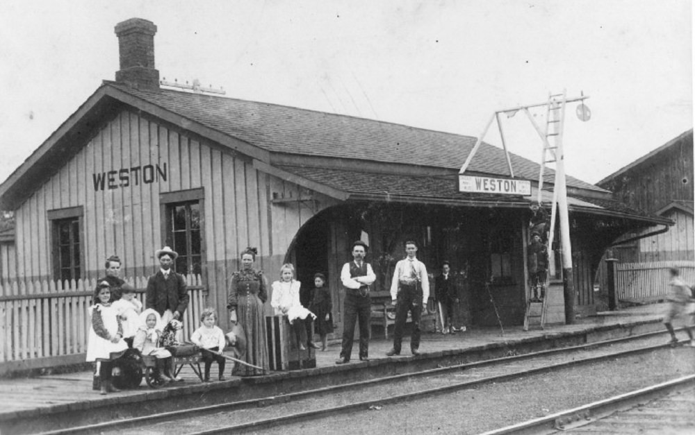 Weston Train Station, 1900