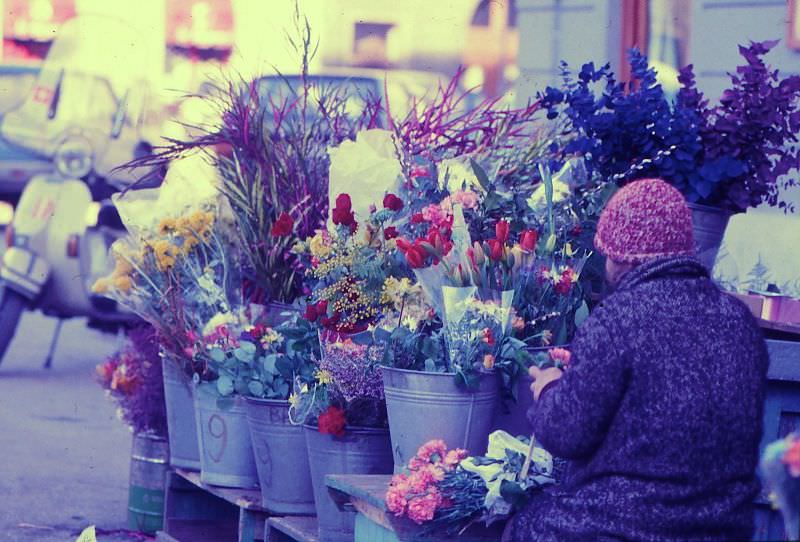 Flower seller, Ponterosso