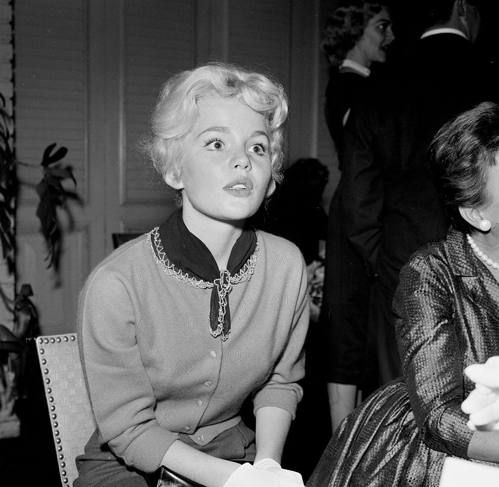 Tuesday Weld attend an event in Los Angeles, 1959.